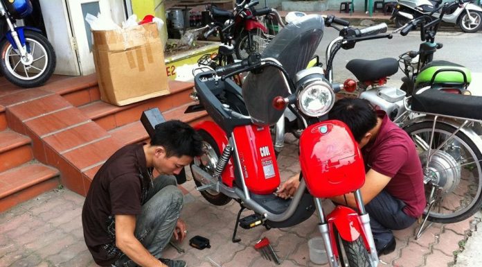 Sửa chữa xe đạp điện xe máy điện tại Lý Thường Kiệt quận Hoàn Kiếm